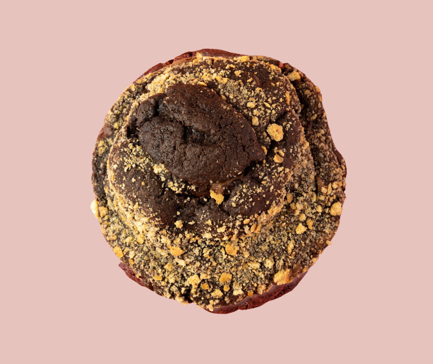 Volcano Marshmallow Chocolate Cookie